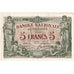 Bélgica, 5 Francs, 1914-07-01, UNC(60-62)
