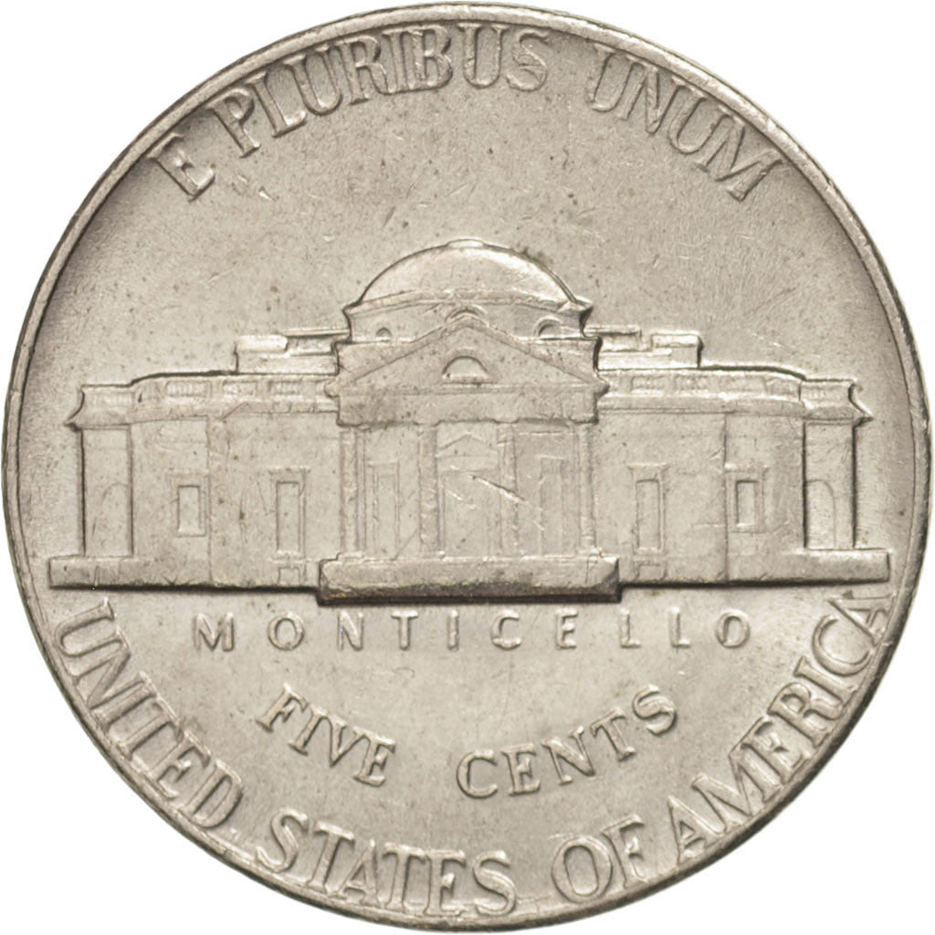 Moneda, Estados Unidos, Jefferson Nickel, 5 Cents, 1973, U.S. Mint