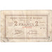 Belgium, 2 Francs, 1914-08-27, EF(40-45)