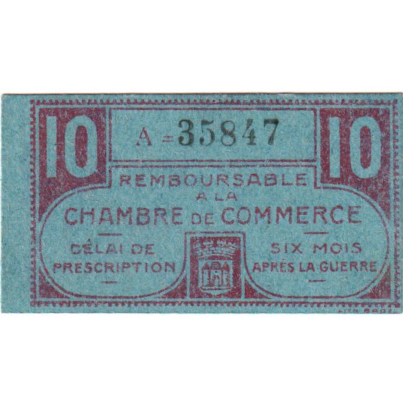 France, 10 Centimes, 1914-1925, A 35847, SPL