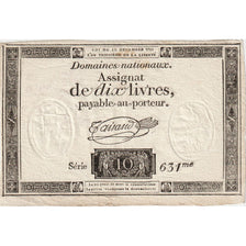 France, 10 Livres, 1791-12-16, 631, AU(50-53)