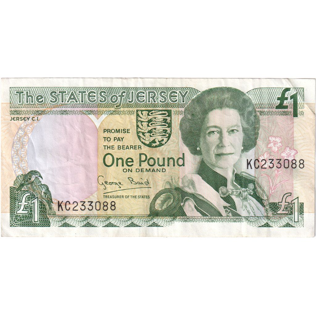 Jersey, 1 Pound, Undated (1993), MBC+