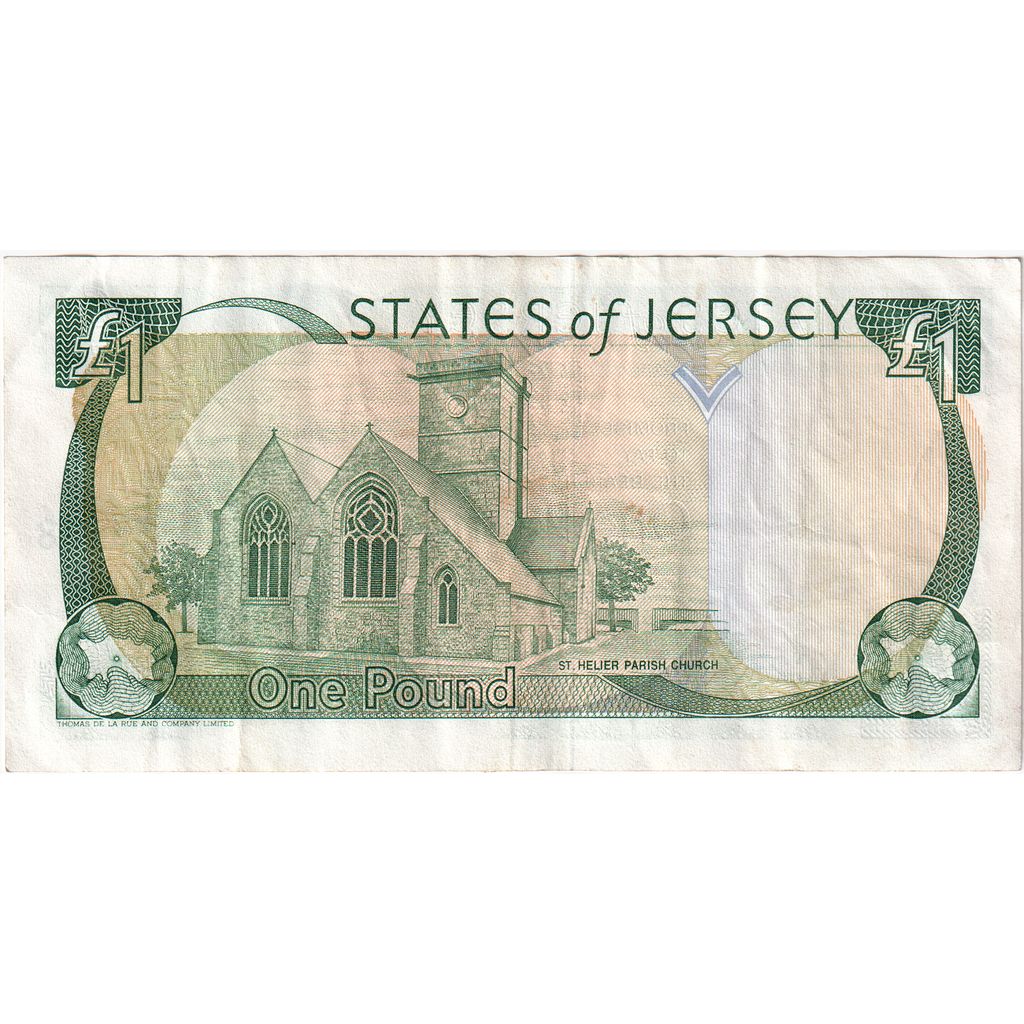 Jersey, 1 Pound, Undated (1993), MBC+