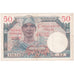 Saara, 50 Francs, Sarre, 1947, E.2, EF(40-45)