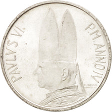 Coin, VATICAN CITY, Paul VI, 500 Lire, 1966, MS(63), Silver, KM:91