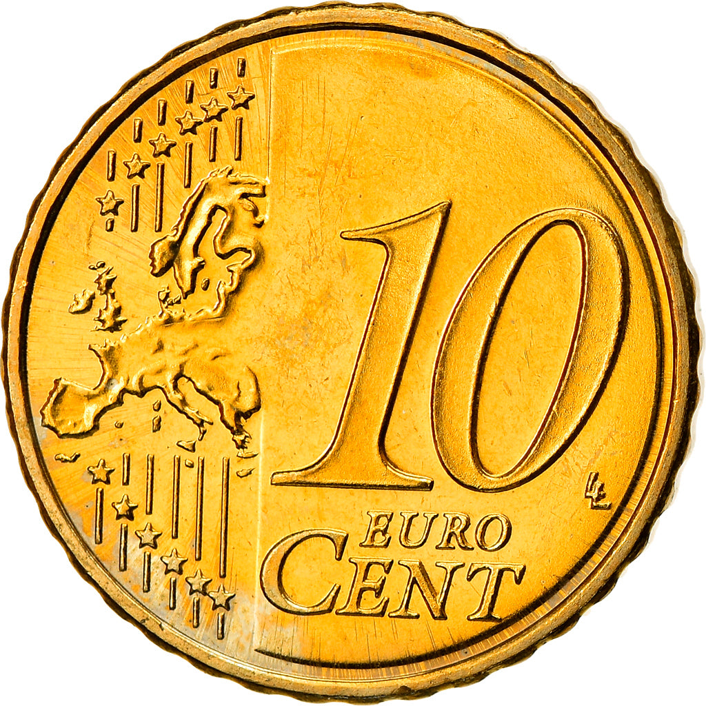 Slovenië, 10 Euro Cent, 2007, UNC-, Tin, KM:71