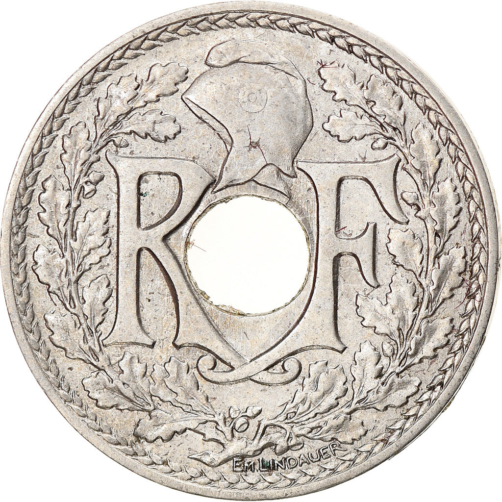 Coin, France, Lindauer, 25 Centimes, 1914, EF(40-45), Nickel, KM:867