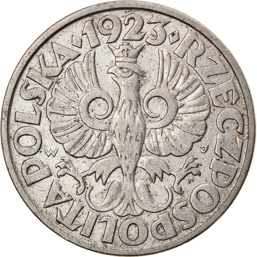 Coin, Poland, 20 Groszy, 1923, EF(40-45), Nickel, KM:12
