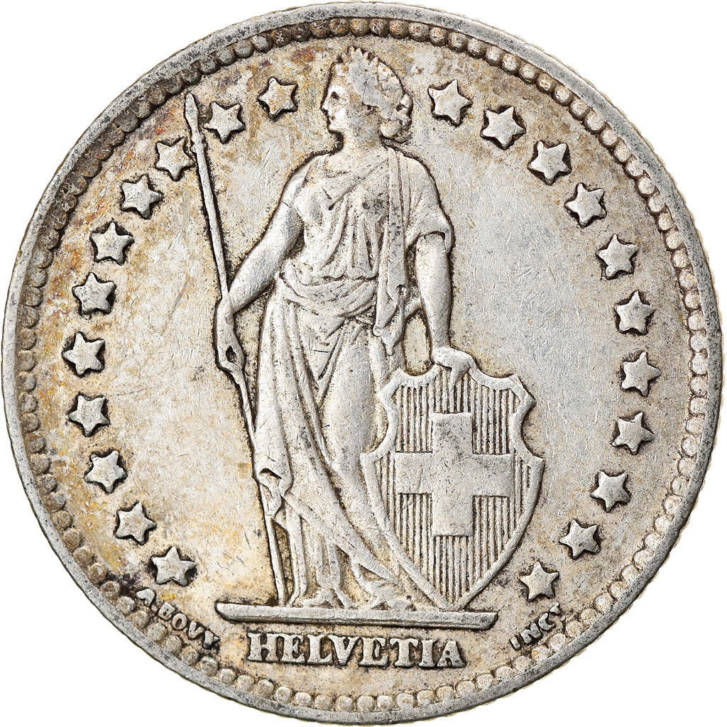 Coin, Switzerland, Franc, 1931, Bern, EF(40-45), Silver, KM:24