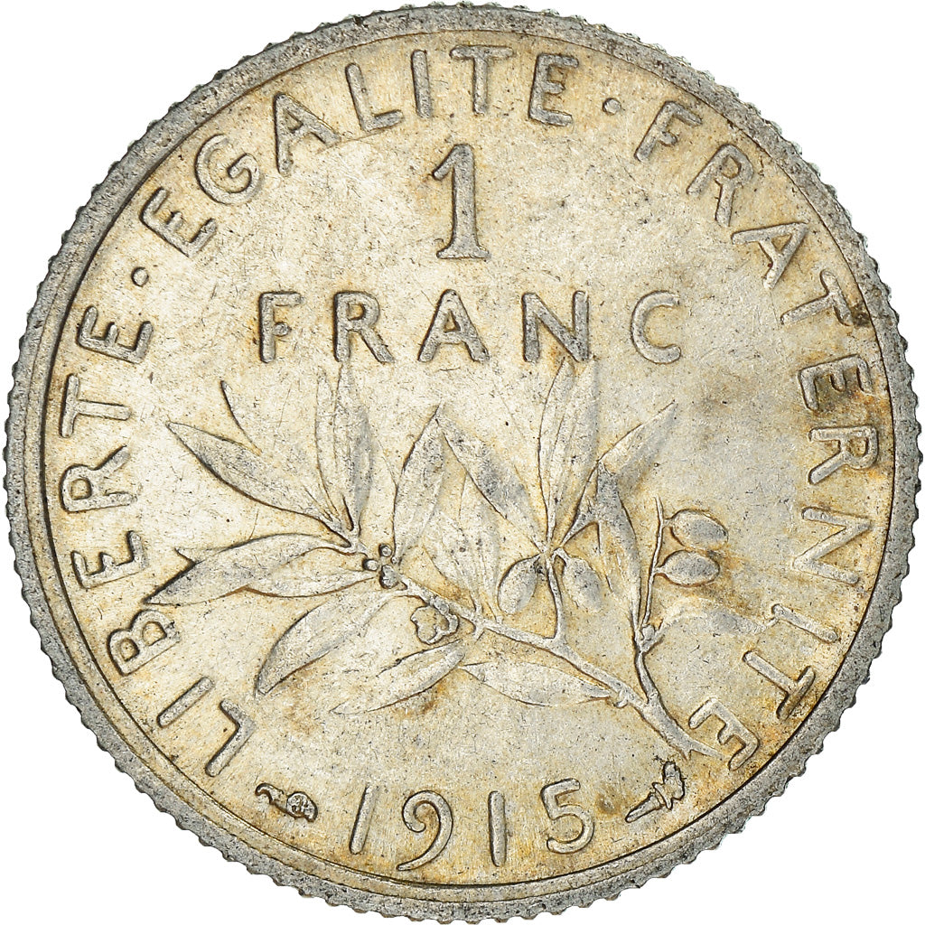 Monnaie, France, Semeuse, Franc, 1915, Paris, SUP+, Argent, Gadoury:467