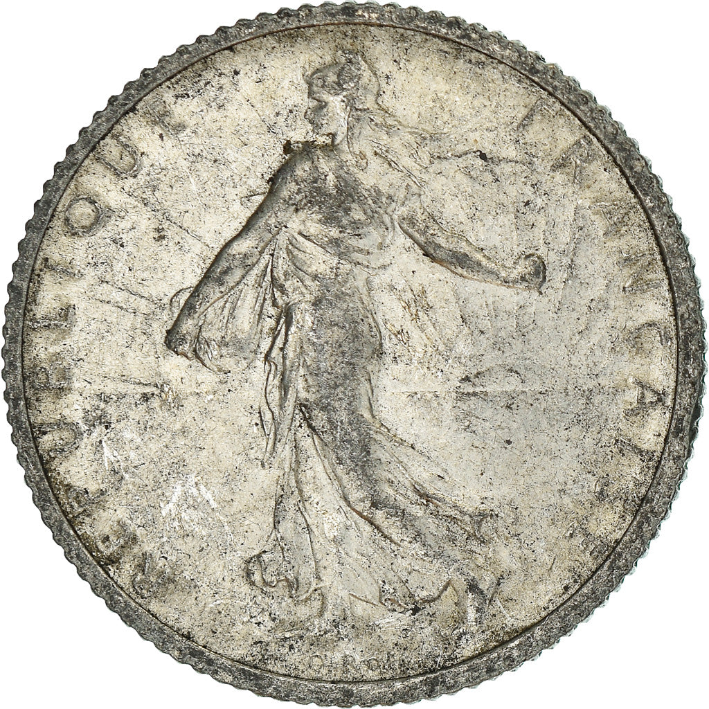 Münze, Frankreich, Semeuse, Franc, 1917, Paris, SS, Silber, KM:844.1