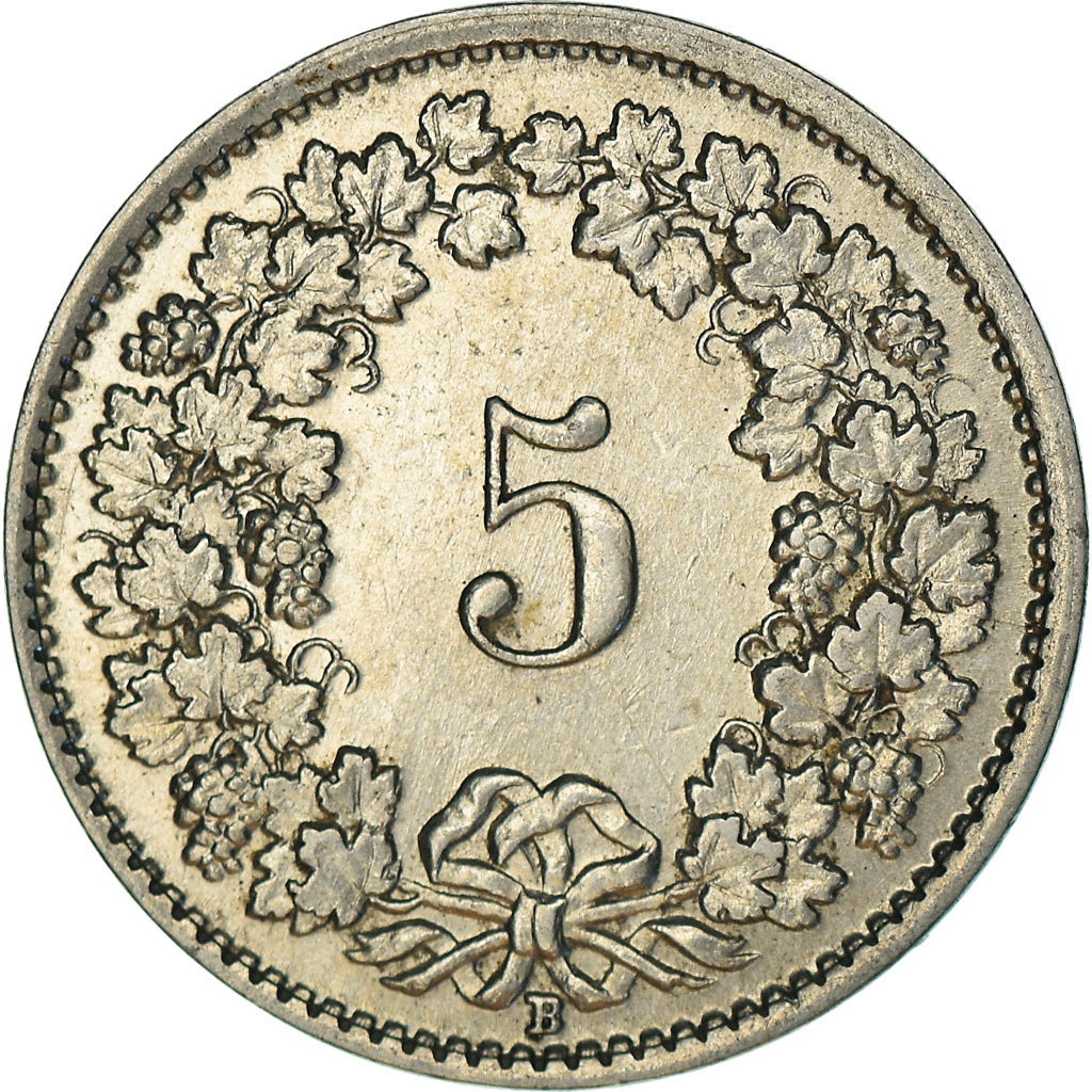 Monnaie, Suisse, 5 Rappen, 1933, Bern, SUP, Nickel, KM:26b