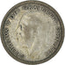 Coin, Great Britain, George V, 6 Pence, 1926, VF(30-35), Silver, KM:815a.2