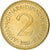 Moneda, Yugoslavia, 2 Dinara, 1982, EBC, Níquel - latón, KM:87