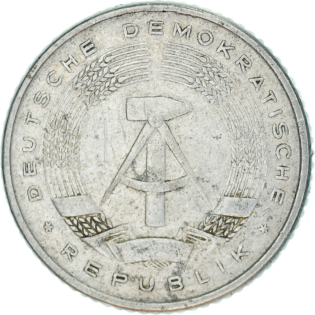 Moeda, ALEMANHA - REPÚBLICA DEMOCRÁTICA, 50 Pfennig, 1958, Berlin, EF(40-45)