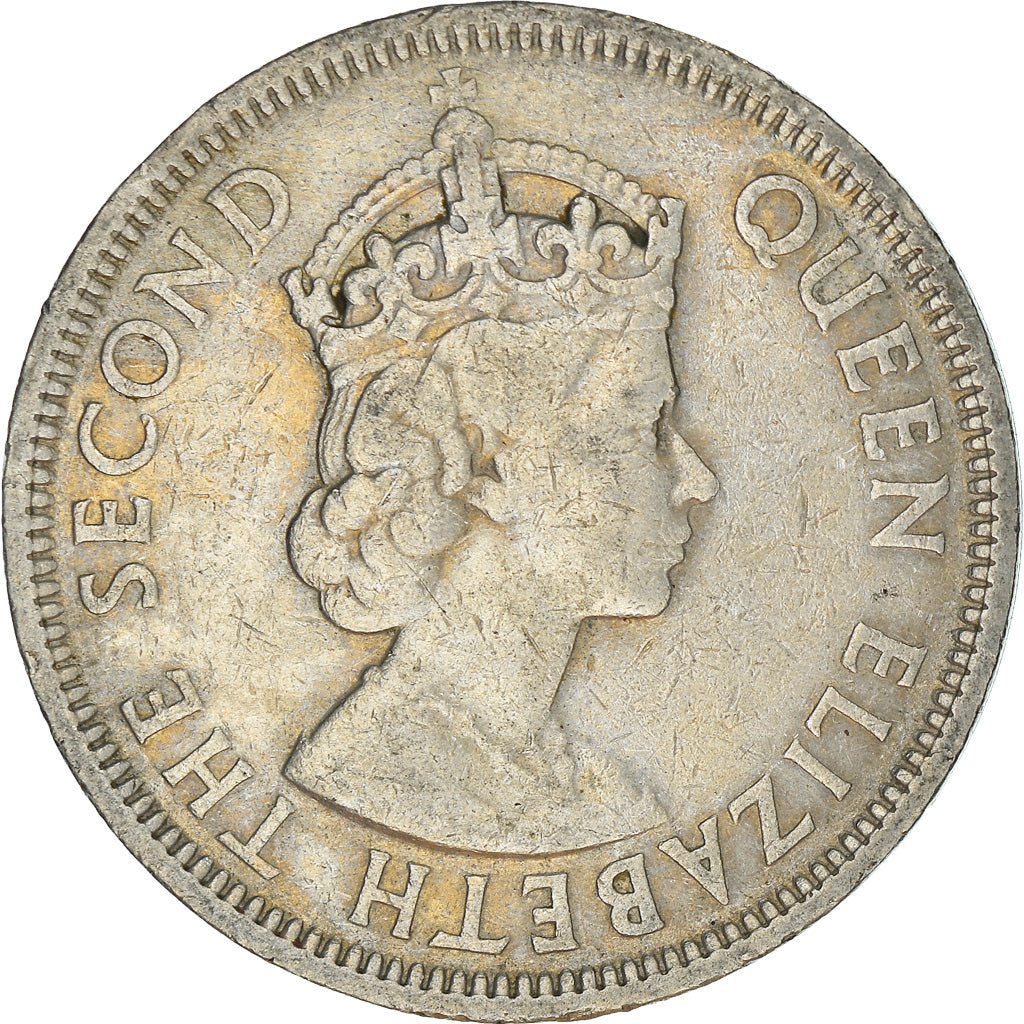 Coin, Mauritius, Elizabeth II, Rupee, 1978, EF(40-45), Copper-nickel, KM:35.1