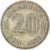 Moneda, Malasia, 20 Sen, 1982, Franklin Mint, MBC+, Cobre - níquel, KM:4