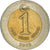Moneta, Turcja, New Lira, 2005, Istanbul, VF(30-35), Bimetaliczny, KM:1169