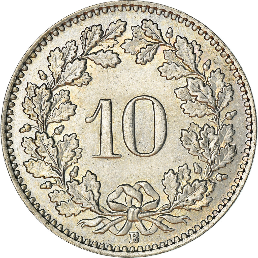 Monnaie, Suisse, 10 Rappen, 1958, Bern, SUP, Copper-nickel, KM:27
