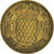 Moeda, Mónaco, Rainier III, 10 Francs, 1950, EF(40-45), Alumínio-Bronze