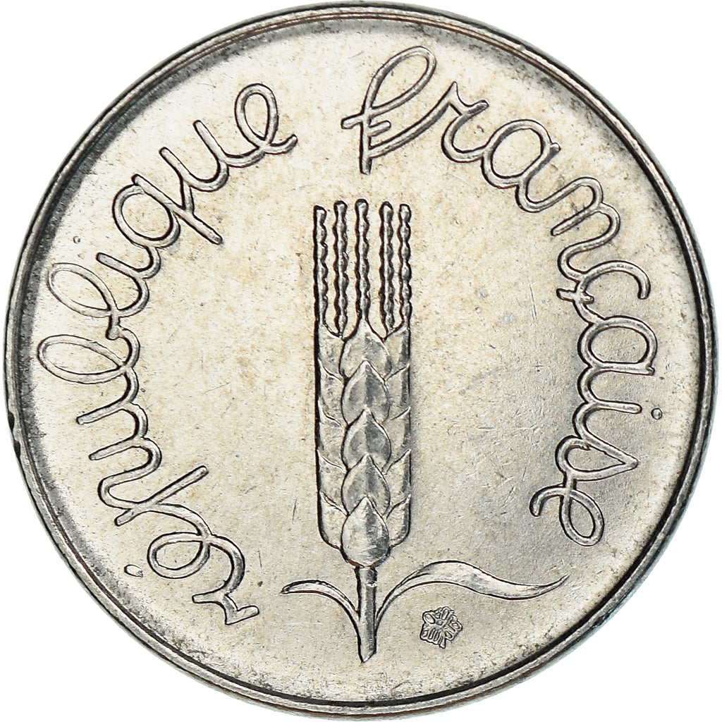 Moeda, França, Épi, Centime, 1976, Paris, AU(55-58), Aço Inoxidável, KM:928