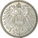 Coin, GERMANY - EMPIRE, Wilhelm II, Mark, 1909, Berlin, AU(55-58), Silver, KM:14