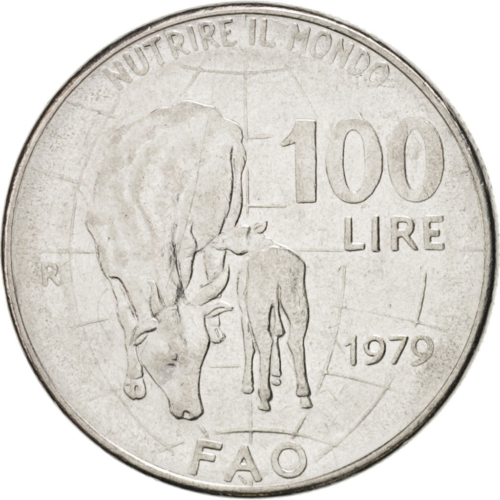 Moneda, Italia, 100 Lire, 1979, Rome, EBC, Acero inoxidable, KM:106