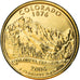 Coin, United States, Colorado, Quarter, 2006, U.S. Mint, Denver, golden, MS(63)