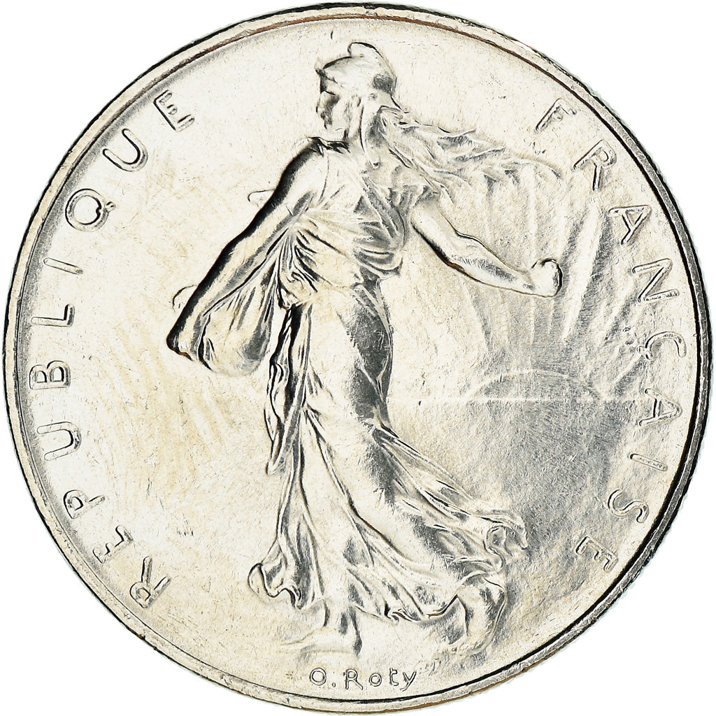 Coin, France, Semeuse, Franc, 2001, Paris, MS(65-70), Nickel, KM:925.2
