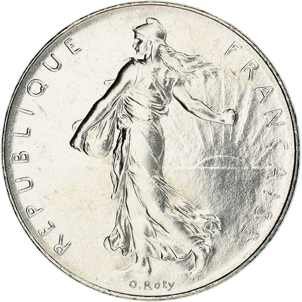 Coin, France, Semeuse, Franc, 2001, Paris, MS(65-70), Nickel, KM:925.2