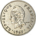 Coin, French Polynesia, 10 Francs, 1967, Paris, AU(55-58), Nickel, KM:5