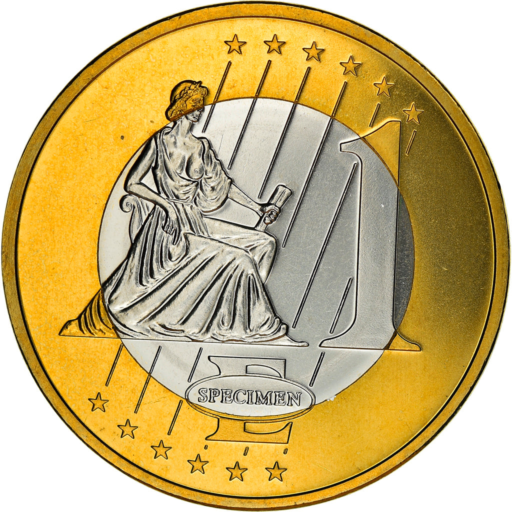 Monaco, medaglia, Essai 1 euro, 2005, SPL+, Bi-metallico