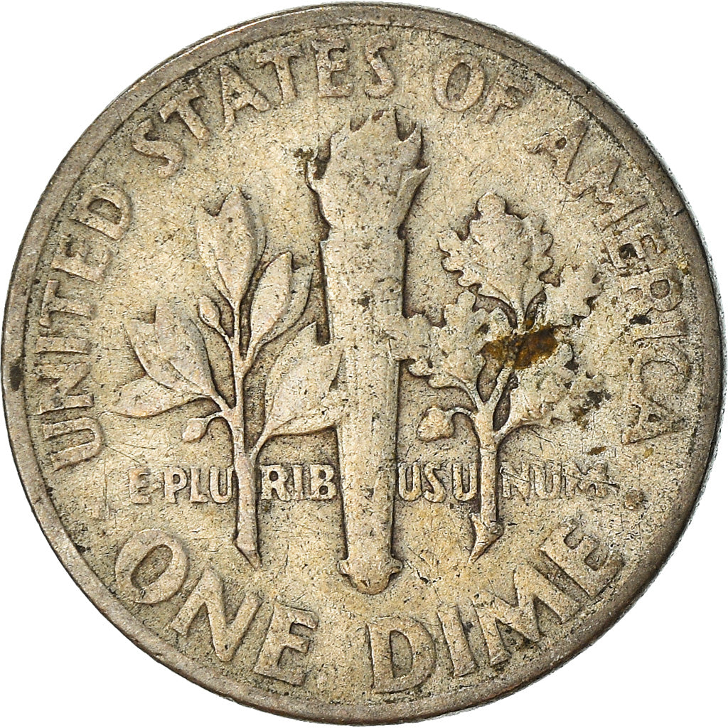Coin, United States, Roosevelt Dime, Dime, 1946, U.S. Mint, Philadelphia