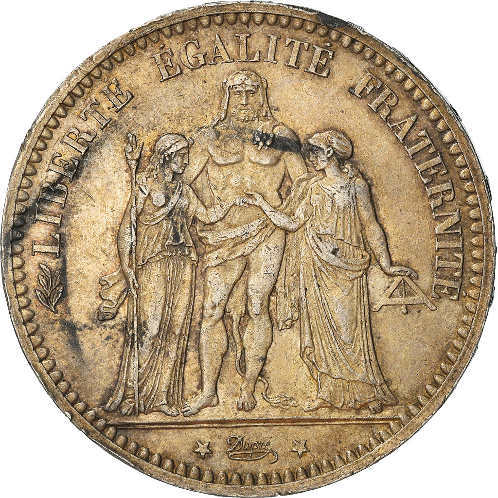 Monnaie, France, Hercule, 5 Francs, 1873, Paris, TB+, Argent, Gadoury:745a