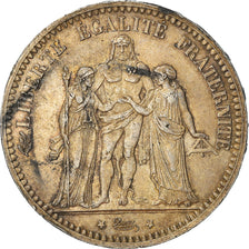Monnaie, France, Hercule, 5 Francs, 1873, Paris, TB+, Argent, Gadoury:745a