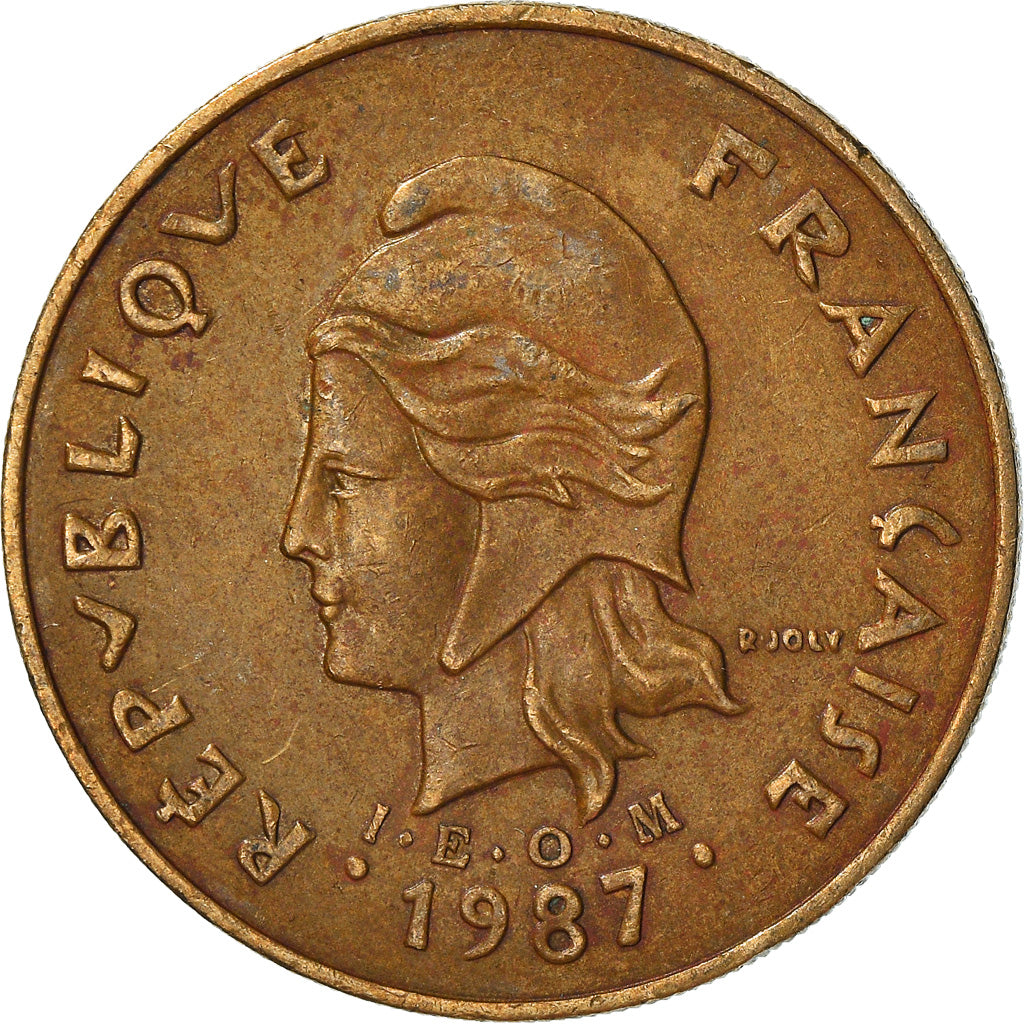 Coin, French Polynesia, 100 Francs, 1987, Paris, EF(40-45), Nickel-Bronze, KM:14