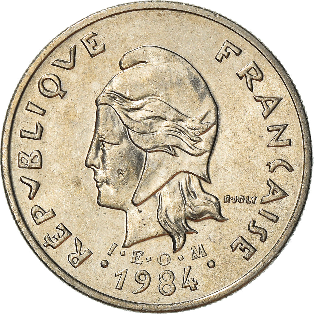 Coin, French Polynesia, 10 Francs, 1984, Paris, EF(40-45), Nickel, KM:8