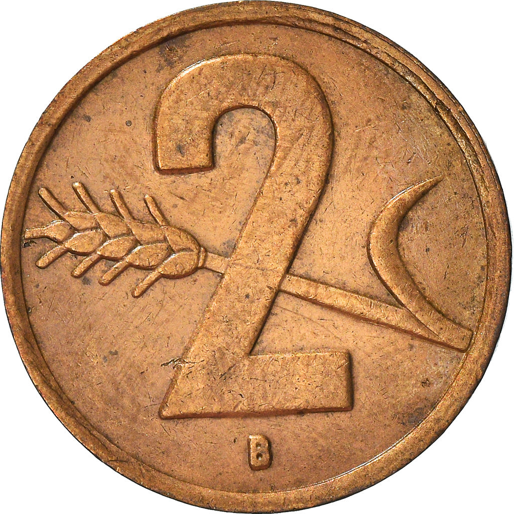 Coin, Switzerland, 2 Rappen, 1951, Bern, EF(40-45), Bronze, KM:47
