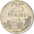 Münze, Rumänien, 25 Bani, 1966, SS+, Nickel Clad Steel, KM:94