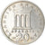 Moneda, Grecia, 20 Drachmes, 1984, BC+, Cobre - níquel, KM:133