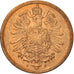 Coin, GERMANY - EMPIRE, Wilhelm I, 2 Pfennig, 1875, Hambourg, EF(40-45), Copper