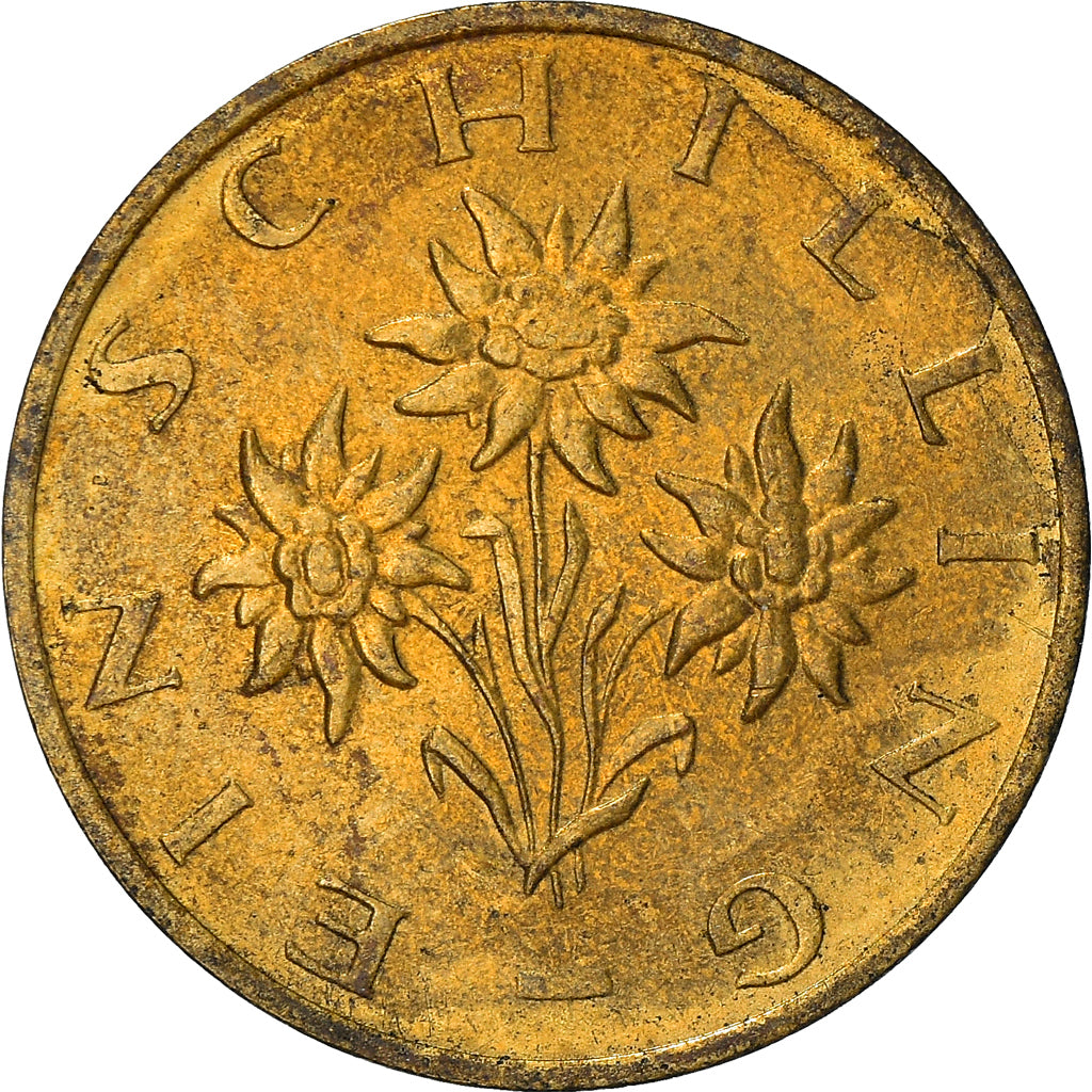 Moneda, Austria, Schilling, 1987, MBC+, Aluminio - bronce, KM:2886
