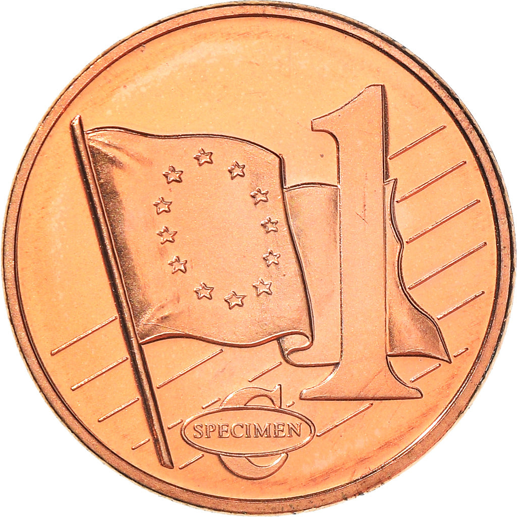Monaco, Medal, 1 C, Essai Trial, 2005, MS(65-70), Copper