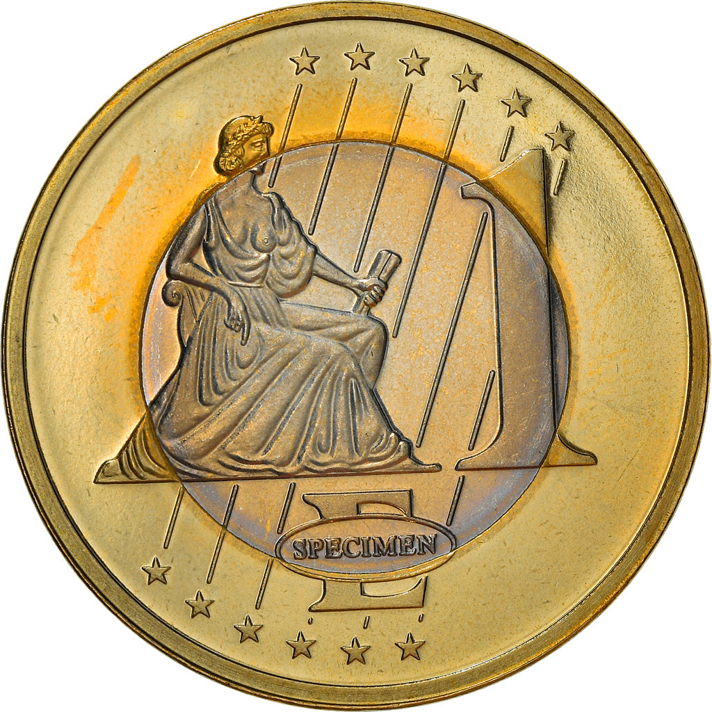 Slovénie, 1 Euro, 2003, unofficial private coin, FDC, Bi-Metallic