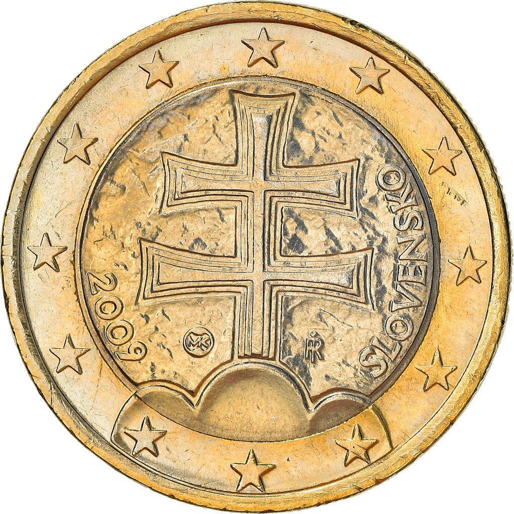 Slovacchia, Euro, 2009, Kremnica, SPL, Bi-metallico, KM:101