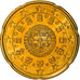Portugal, 20 Euro Cent, 2006, Lisbon, MS(64), Mosiądz, KM:744