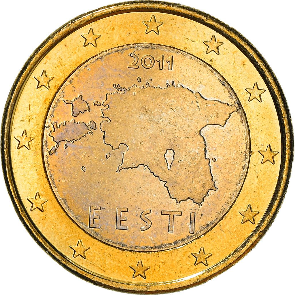 Estonia, Euro, 2011, Vantaa, SPL, Bi-metallico, KM:67