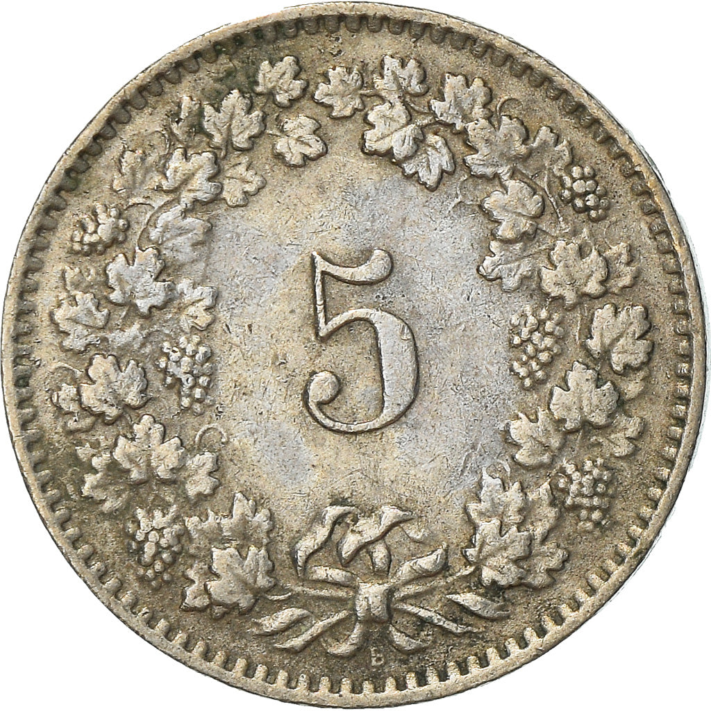 Monnaie, Suisse, 5 Rappen, 1958, Bern, TTB+, Copper-nickel, KM:26