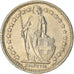 Coin, Switzerland, 1/2 Franc, 1971, Bern, EF(40-45), Copper-nickel, KM:23a.1