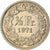 Coin, Switzerland, 1/2 Franc, 1971, Bern, EF(40-45), Copper-nickel, KM:23a.1